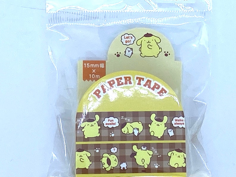 New For Collection For 2020 Sanrio Original PomPomPurin Paper Tape AUTHENTIC