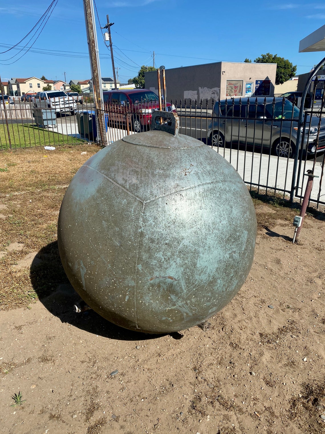 Large 54 vintage steel marine buoy mooring Etsy