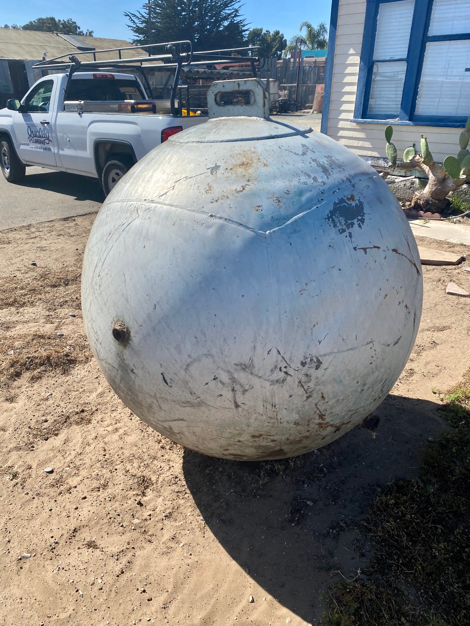 Large 54 vintage steel marine buoy mooring Etsy