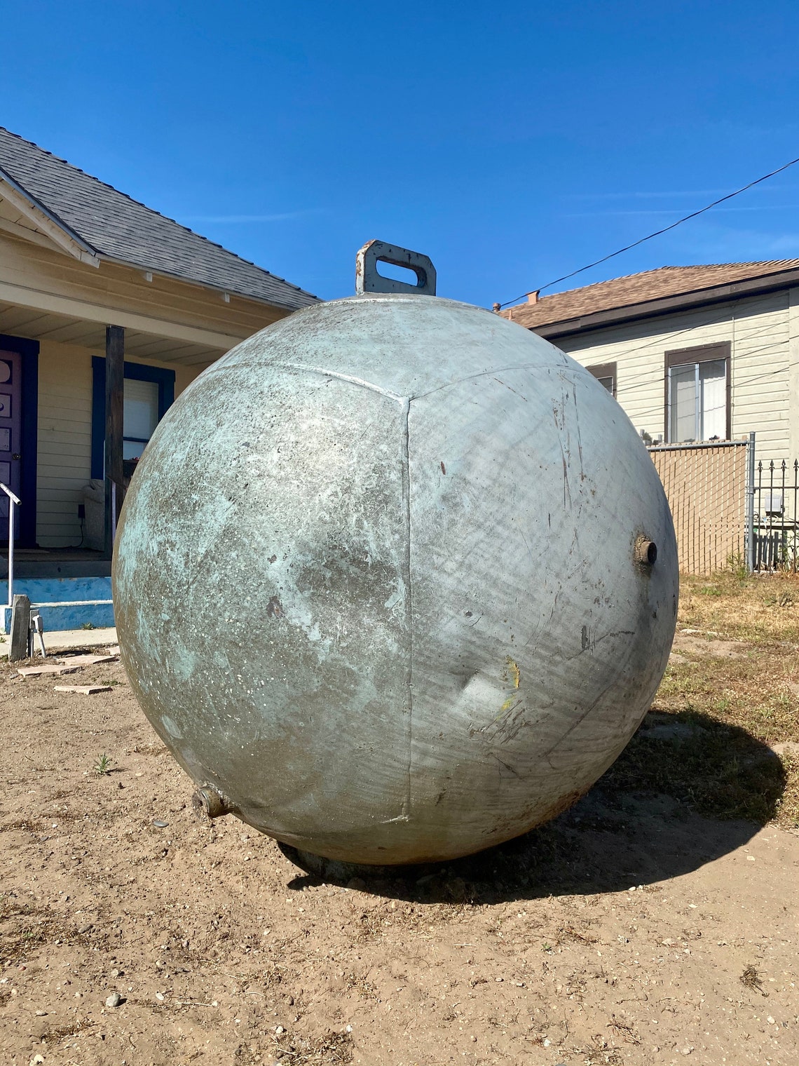 Large 54 vintage steel marine buoy mooring Etsy