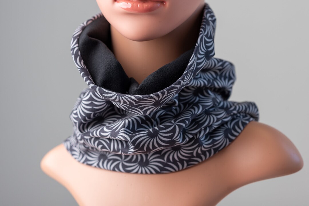 Fleece Lined Neck Gaiter Modern Stylish Neck Warmer Tube Etsy