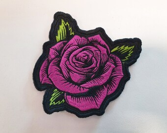 Sfondo Fiori Viola Rosa E Verde Tavolozza Frattale Design - Immagini