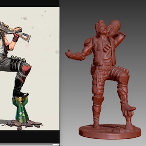 Apex Legends Fuse STL 3D print model