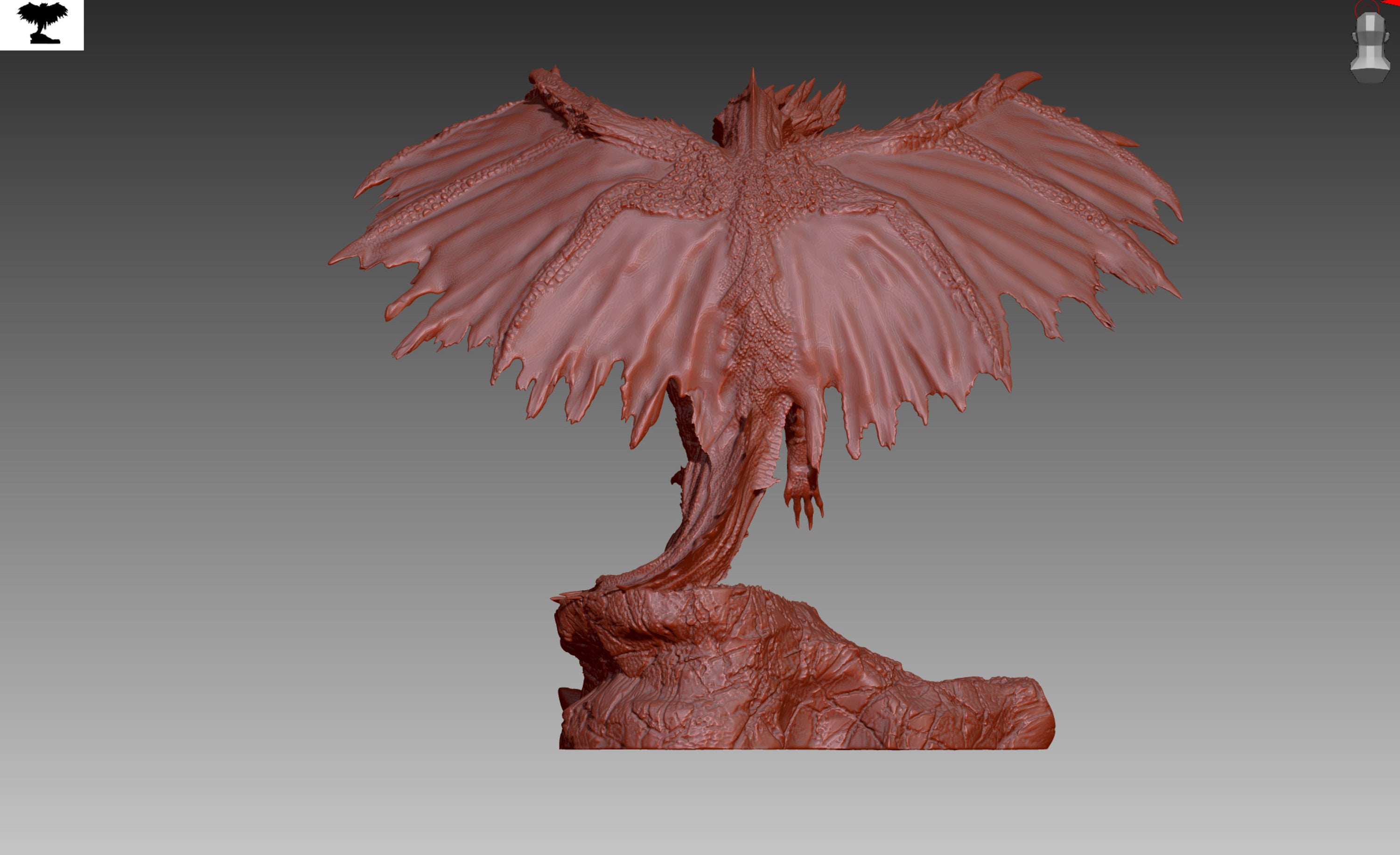 Modelo de impresión 3D Monster Hunter Alatreon STL - Etsy México
