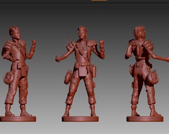 Modello di stampa 3D STL di Mad Maggie di Apex Legends