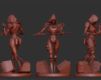 Apex Legends Ash STL 3Dプリントモデル