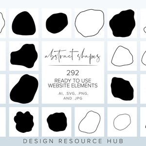 Website Graphics Pack • Abstract Shapes • Website Accents • Website Graphics Pack • Hand Drawn Web Graphics • Website Stock Images
