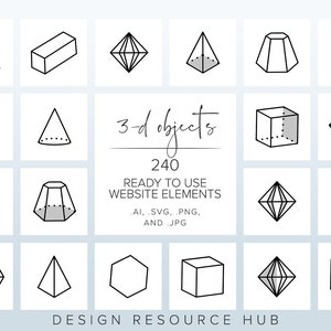 Website Graphics Pack • Simple 3D Images • Website Accents • Website Graphics Pack • Hand Drawn Web Graphics • Website Stock Images