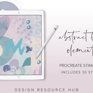 Procreate Stamps • Abstract Boho Elements • Procreate Brush Set • Digital Brush Set • DIY Digital Design Resources • Procreate Patterns