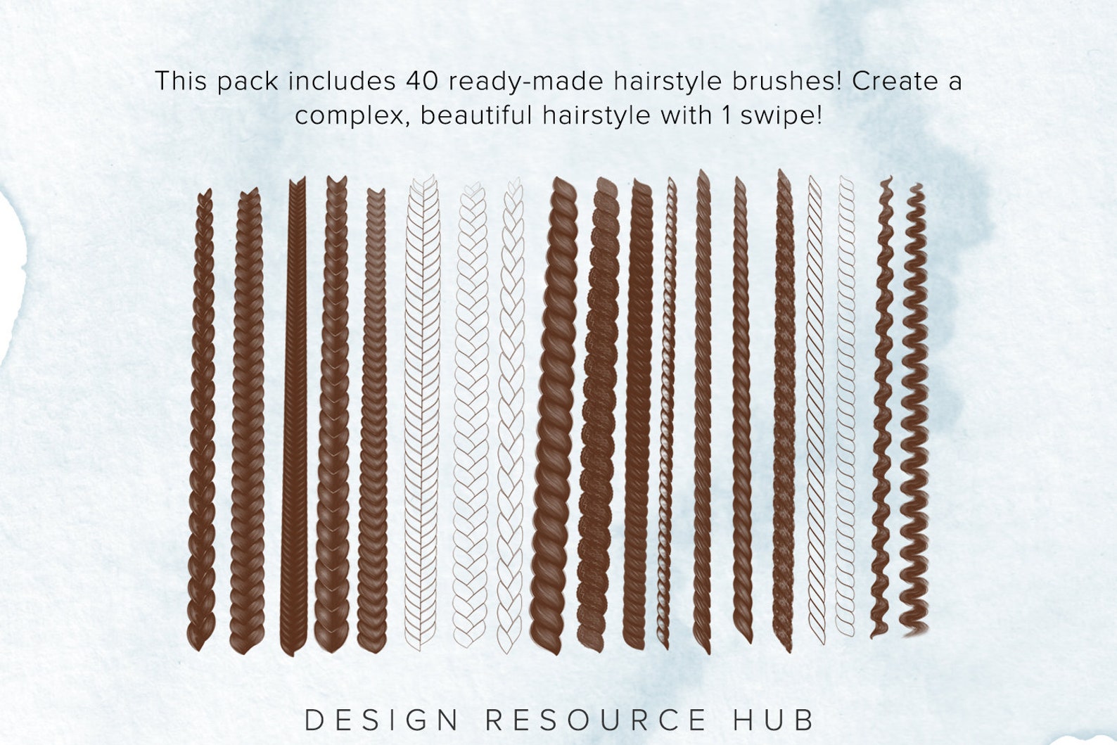 Procreate Brushes Smooth Calligraphy Brushes Procreate Brush Set ...