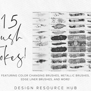 Procreate Set Stamps Brushes Alcohol Ink Megapack Procreate Brush Set Digital Brush Set DIY Digital Design Procreate Patterns image 4