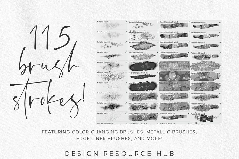 Procreate Set Stamps Brushes Alcohol Ink Megapack Procreate Brush Set Digital Brush Set DIY Digital Design Procreate Patterns image 4