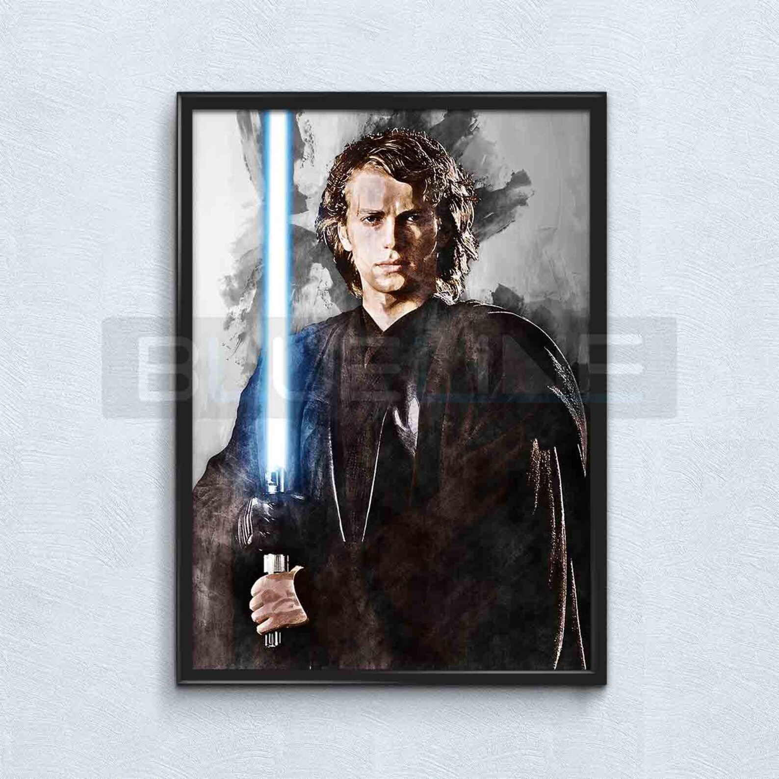 Anakin Skywalker poster Anakin Skywalker print Star Wars art | Etsy