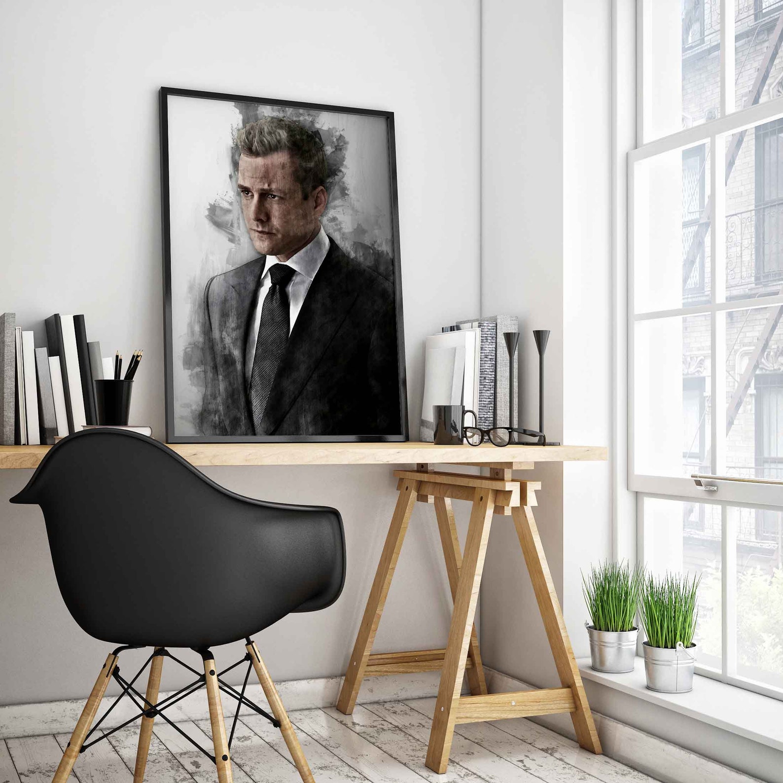 Harvey Specter poster Harvey Specter print art print home Etsy