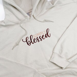 Blessed Girl Hoodie Etsy