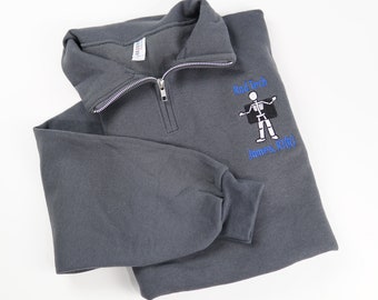 Personalized Radiology Tech Quarter-Zip Sweatshirt | Embroidered Sweatshirt | Radiologist Sweatshirt | RT Gift | 1/4 Zip Sweatshirt | RT