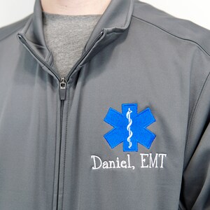 Custom EMT Jacket | EMT Gift | Medical Field Jacket | EMT Jacket | Custom Medical Jacket | Medical jacket with Name