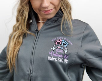 Labor and Delivery Nurse Jacket | Mother Baby Nurse Gift | Medical Field Jacket | Nurse Jacket | OB Jacket | Nurse Gift | Nurse Jacket