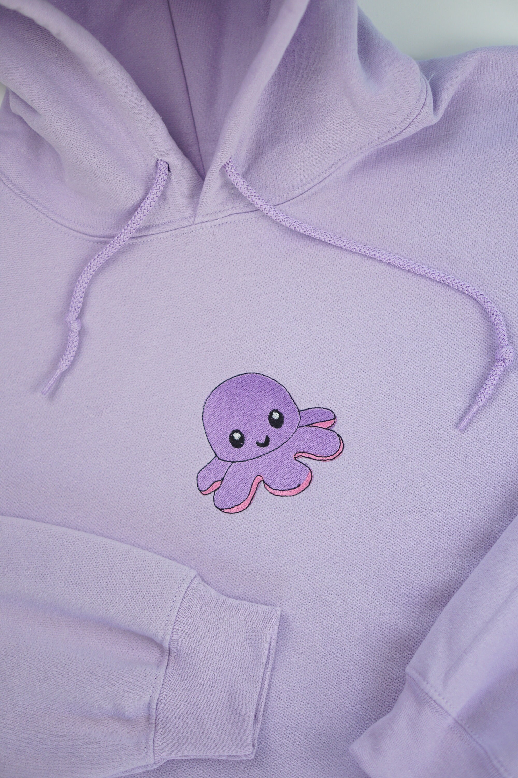 Cute Octopus Hoodie Embroidered Hoodie Aesthetic Hoodie - Etsy