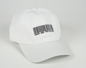 Dads Are Priceless Barcode Dad Hat | Father's Day | Baseball Cap | Dad Hat | Embroidered Baseball Cap | Embroidered Hat | Dad Baseball Cap