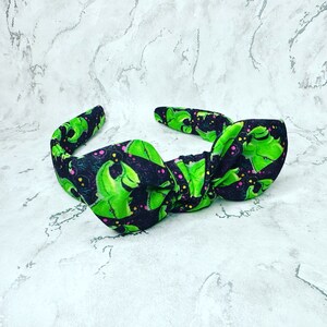 Oogie NBC Halloween Knotband, Halloween Headband, Hair Accessories, Scrunchie, Bow, Gifts For Her, Fall, Pumpkin, Halloween Accessories