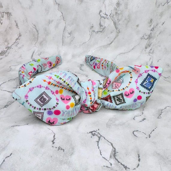 Friendship Bracelet Knotted Bow Headband, Cute Headband