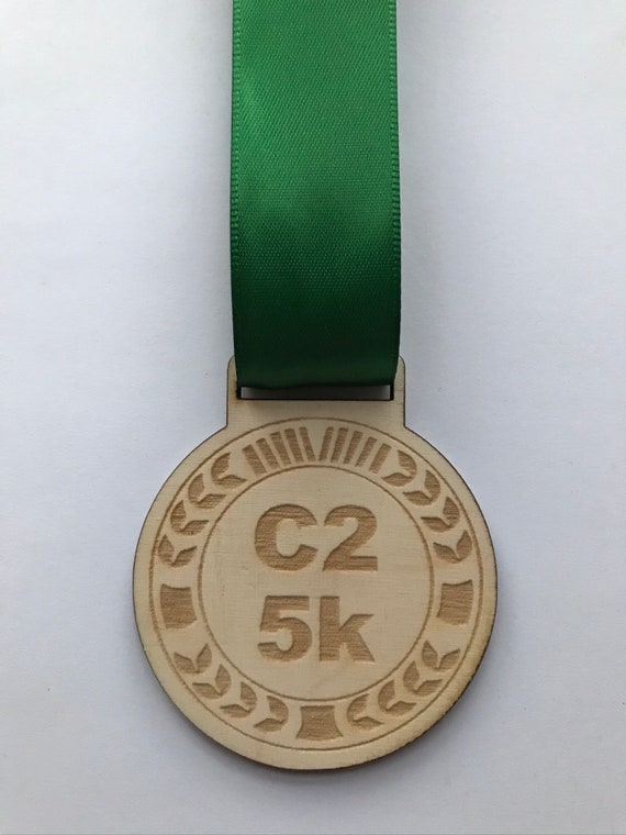 Medalla De Sofá 5K a 5K-parkrun-con cinta Grabado Gratis su mensaje 