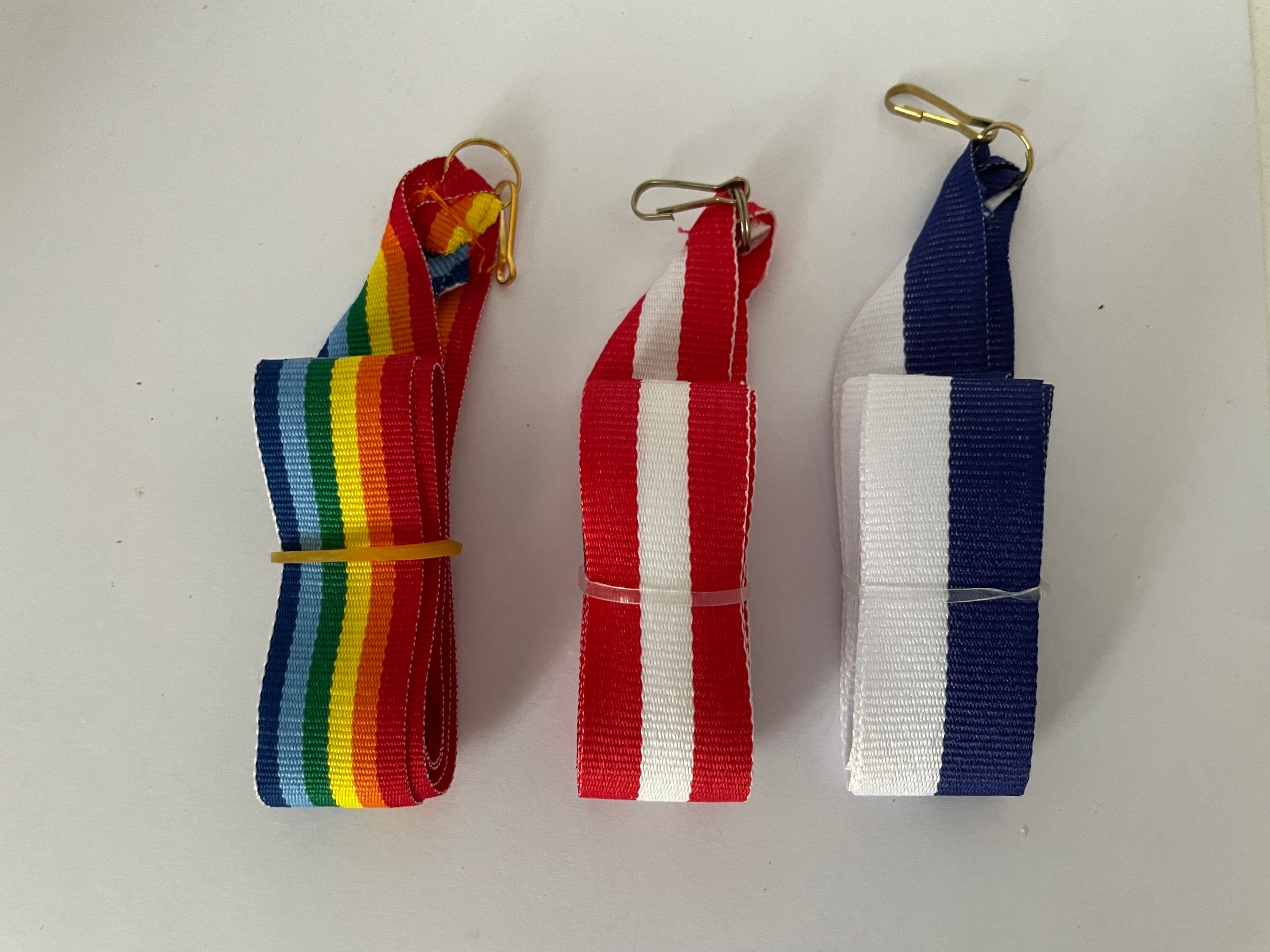 Nastri In Tessuto Per Confezioni Nastri Per Medaglie Rossi Con Clip 22mm - Confezioni Da 10, 25, 50 O 100 Pezzi Medal Of Honor Airborne - Foto 7