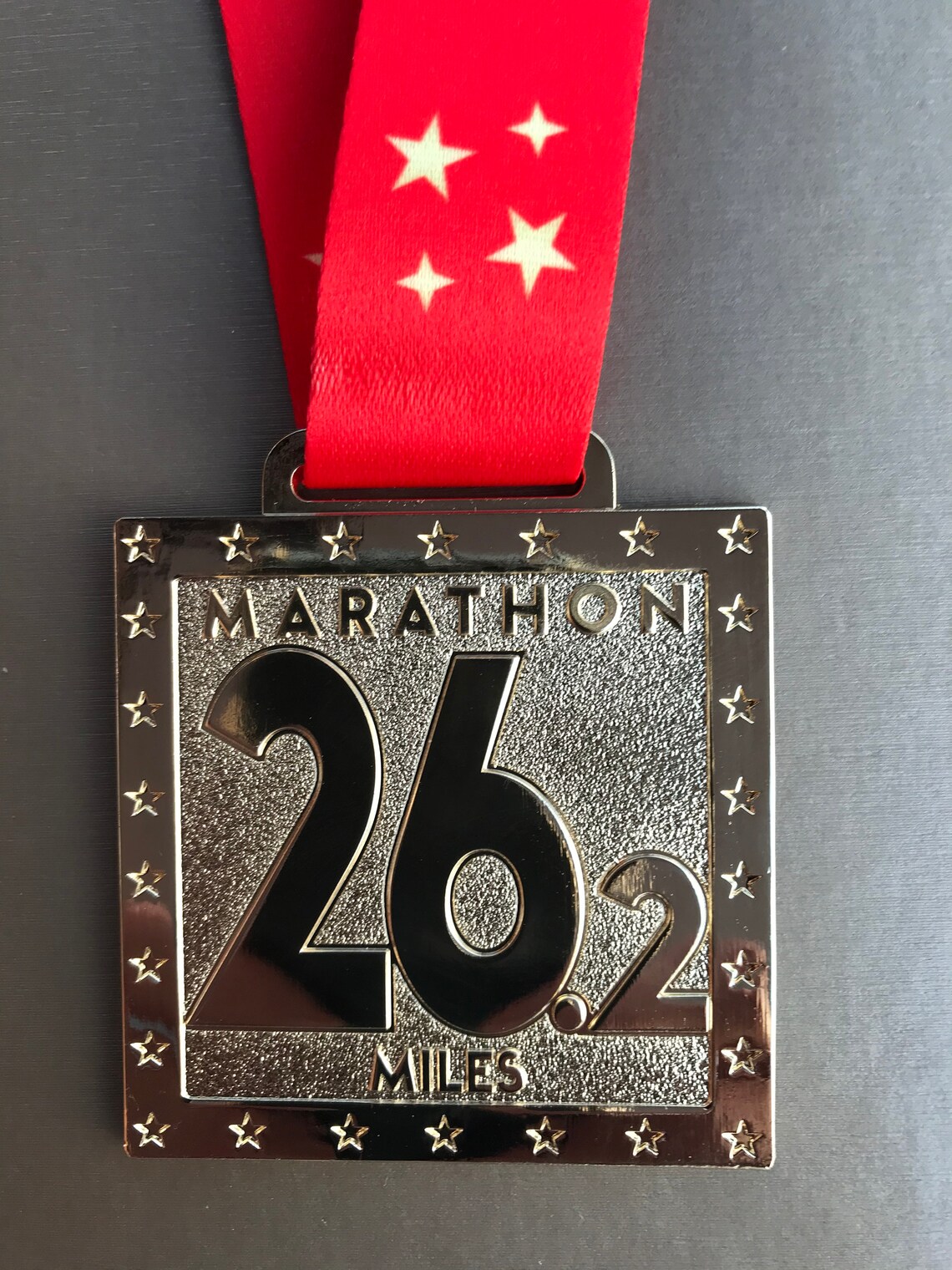 Gold Virtual Marathon Bespoke Running Medal Etsy