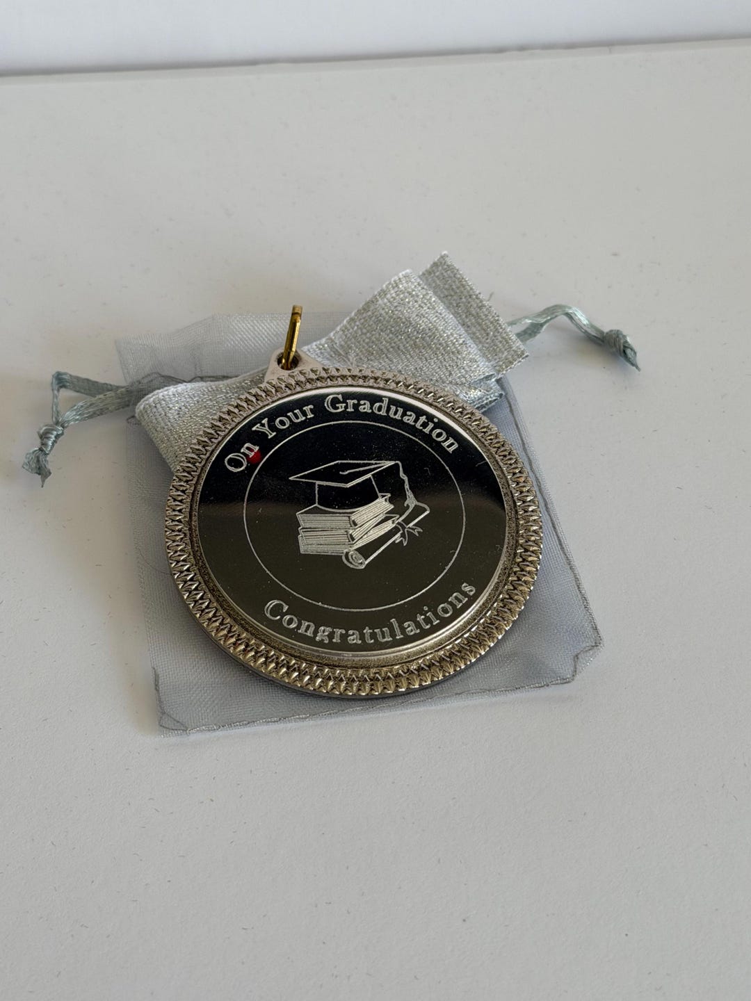 NEW* GRADUATION Cap, Book & Scroll Medal, Engraved Personalised Gift - Etsy