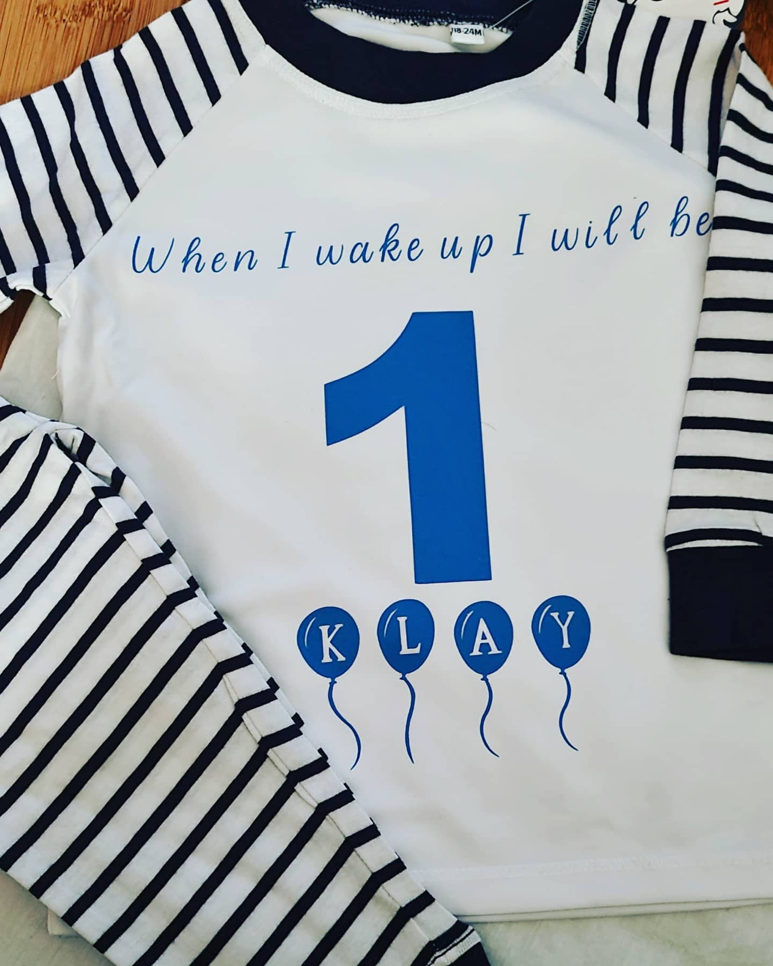 Boys Personalised Birthday Pyjamas Etsy