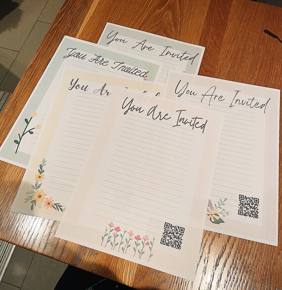 Memorial Campaign Letter Writing Template with QR code