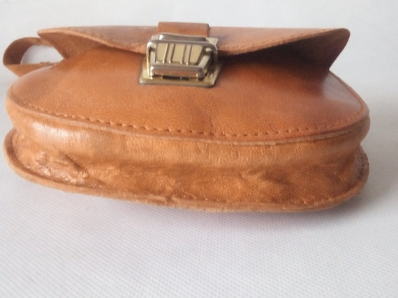 Sweet 1960s vintage genuine leather party bag, ce… - image 4