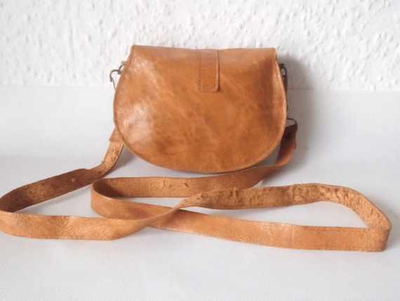 Sweet 1960s vintage genuine leather party bag, ce… - image 5