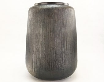 Handmade Ceramic Vase for dry flowers / Modern Large Black Ceramic Vase / Eco-friendly Modern Clay Vase / Interior Decor / Birthday Gift