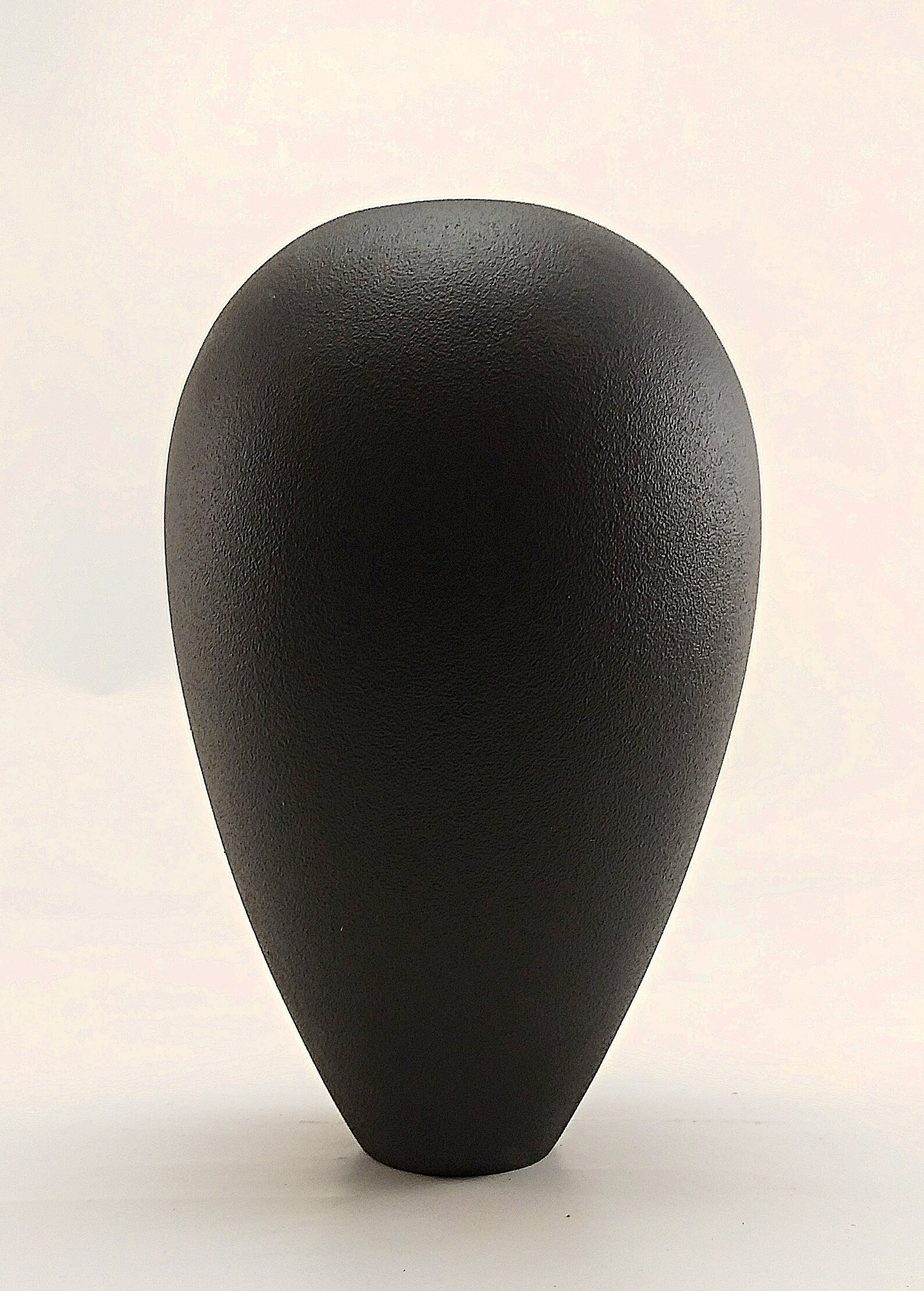 Matte Black Vase Modern Ceramic Vase Flower Vase Black Table Etsy