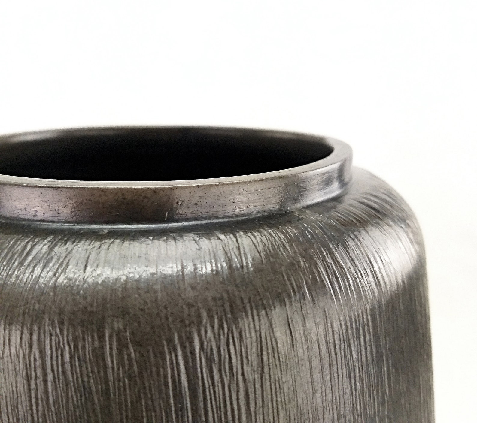 Ceramic vase. Modern large black ceramic vases. Ecofriendly Etsy