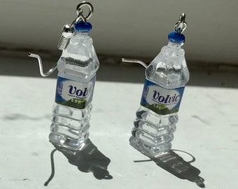 Boucles d'oreilles de bouteille d'eau