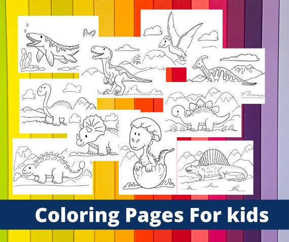 Dinosaur Coloring Pages 10 Printable Coloring Pages for