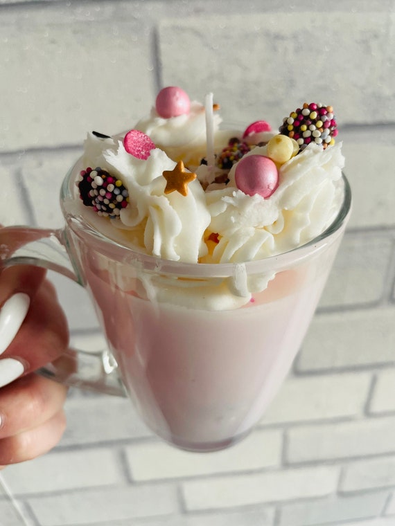 Milkshake candle Etsy