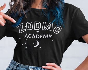 T-shirt Zodiac Academy | vega Twins | Merch Bookish | | de lecture fantasy T-shirt unisexe à manches courtes