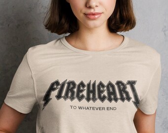 Throne of Glass T-Shirt | Aelin Fireheart Shirt | To Whatever End | Aelin and Rowan | Sarah J Maas Merch | Short-sleeve unisex t-shirt