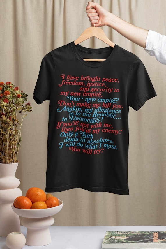 Star wars prequel shirts cheap