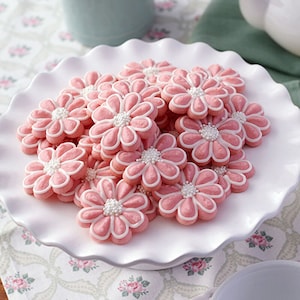 Multicolor Flower Spritz Cookies 2.5 Dozen