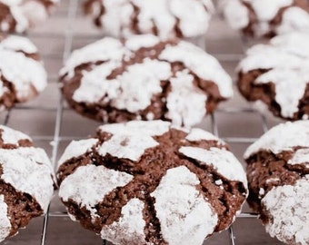 Chocolate Crinkle Cookies 2.5 Dozen
