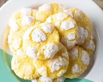 Lemon Crinkle Cookies  2.5 Dozen