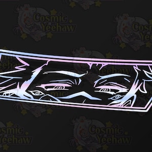 King of Curses Anime Peeker Decal, 8x3, Anime Peeker, Car Peeker, JDM, Car Decal, Anime Car Decal, Anime Decal, Anime, Vinyl Decal