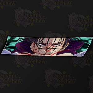 Blood Brother Anime Slap Sticker, 8x3, Anime Slap Sticker, Car Peeker, JDM, Car Decal, Anime Car Decal, Anime Decal, Anime, Vinyl Decal