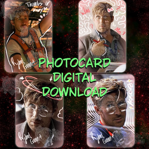 Project Hail Mary Ryland Grace Photocards Series 2 (Digital Print File)