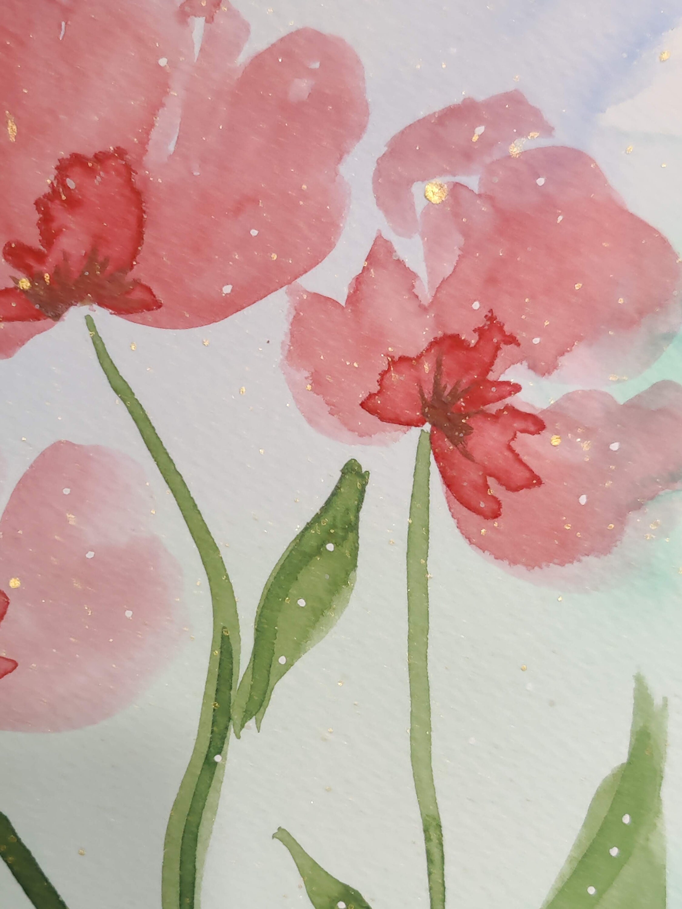 Watercolor Flower Flowers Art | [MINYYUNY] アイドル Portrait Pet